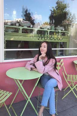 明星私服科普：2018年6月8日，Instagram照片，郑秀妍