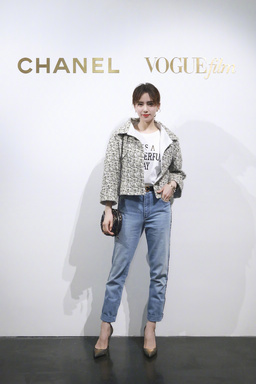 2018年6月15日，VogueFilm时装电影展开幕酒会，刘诗诗