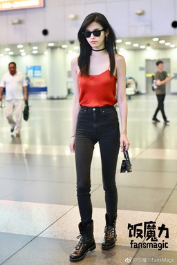 2018年7月9日，北京机场，奚梦瑶