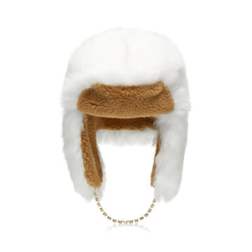 Ecofur Alaska Crystal-Trimmed Hat