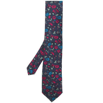 floral pattern tie