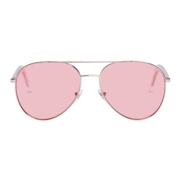 Silver & Pink Ideal Sunglasses
