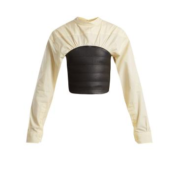 Back-to-front shirt bustier