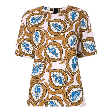 desert print blouse