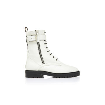 Max Leather Combat Boots