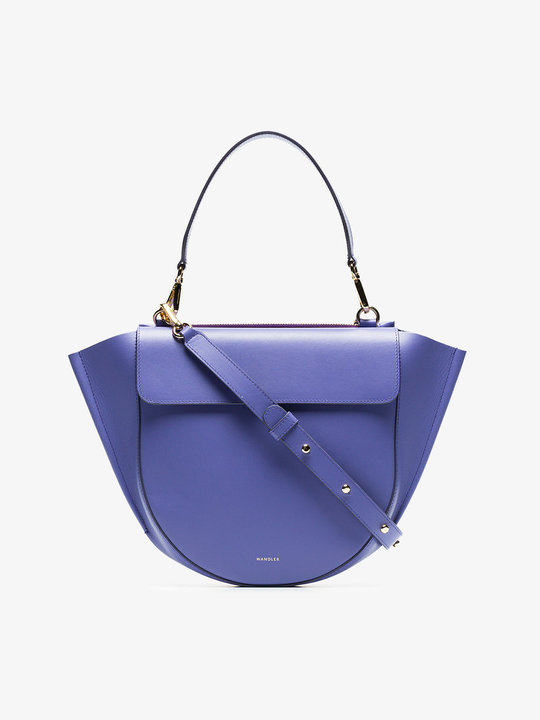 lilac Hortensia medium studded leather bag展示图