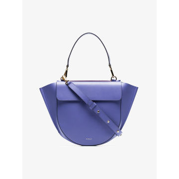 lilac Hortensia medium studded leather bag