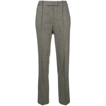 dogtooth tailored trousers
