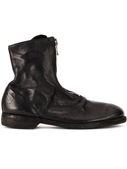 soft zip front ankle boots展示图