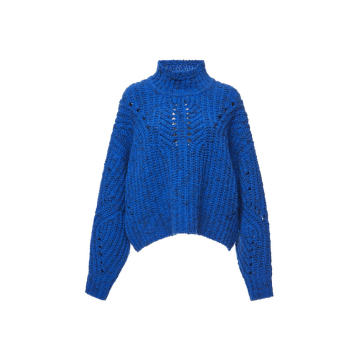 Jilly Arty Chunky-Knit Wool Sweater