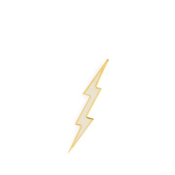Lightning-bolt brooch