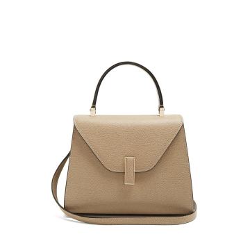 Iside mini grained-leather bag