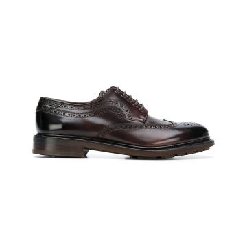 punch-hole derby shoes