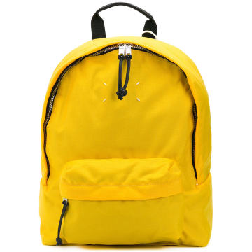 minimal zippered backpack