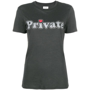 private print T-shirt