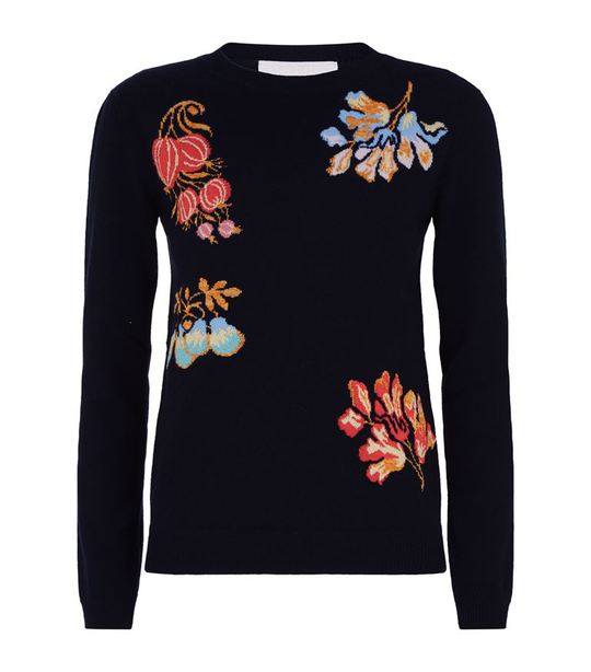 Floral Motif Sweater展示图