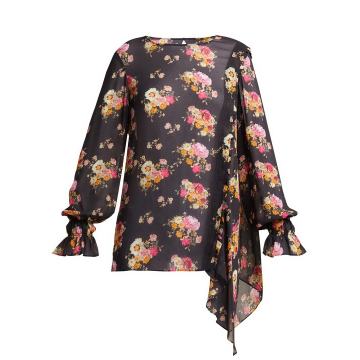 Sofia floral-print blouse