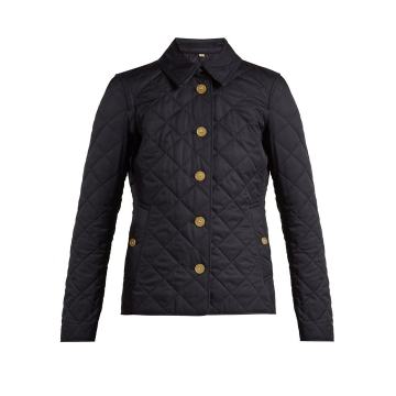 Frankby diamond-quilted shell jacket