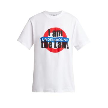 London Underground-print cotton T-shirt