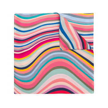 wave stripe scarf