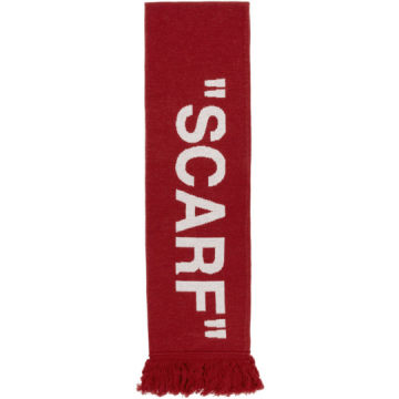 Red Quote Scarf