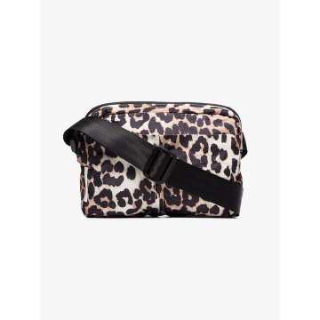 leopard print cross body bag