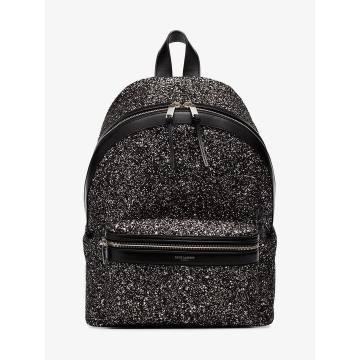 black city glitter backpack