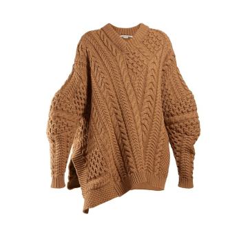 Oversized chunky-knit sweater