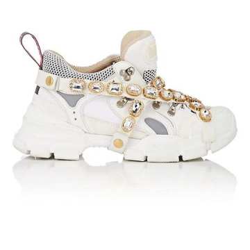 Jeweled-Strap Sneakers