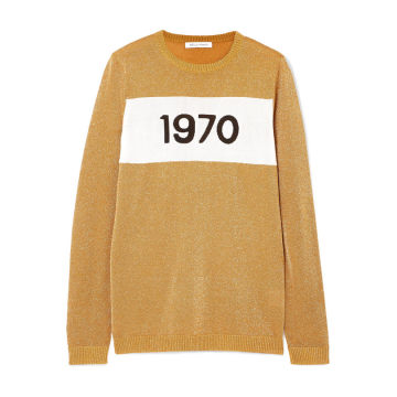 1970 金属感针织毛衣