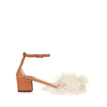 Dhara curly-shearling sandals