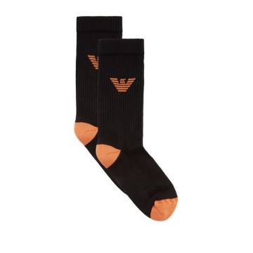 Ribbed Stretch Cotton Socks (Pack of 2)