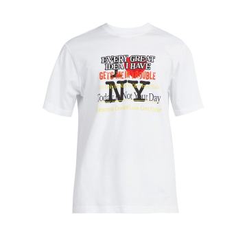New York Tourist printed cotton T-shirt