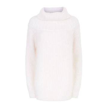 Cropped Roll Neck Sweater