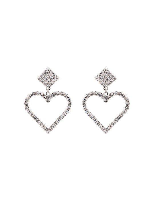 heart crystal earrings展示图