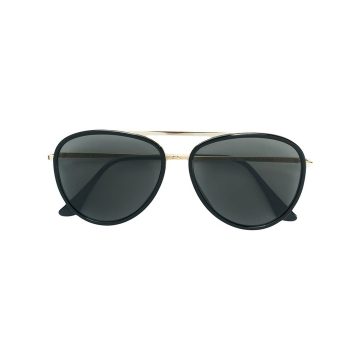 aviator framed sunglasses