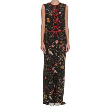 Red Valentino Flora And Fauna Print Jumpsuit