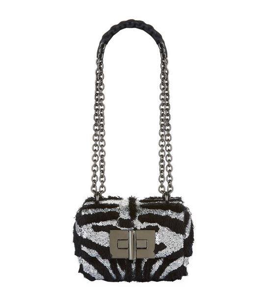Mini Zebra Natalia Shoulder Bag展示图