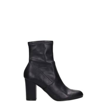 Steve Madden Actual Black Faux Leather Bootie