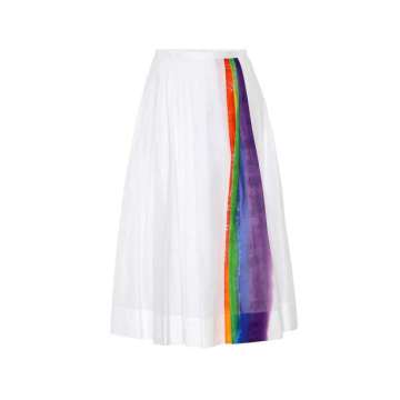 Rainbow棉质半身裙