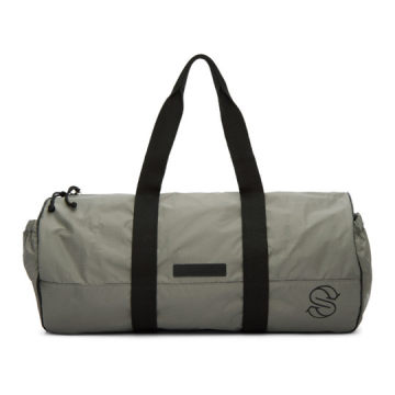 Grey Eco Nylon Sports Bag