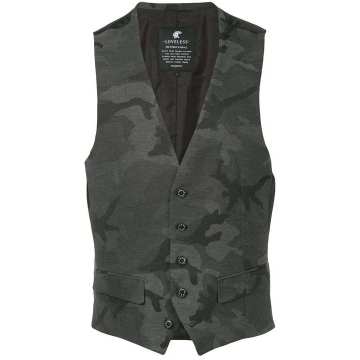 camouflage formal vest