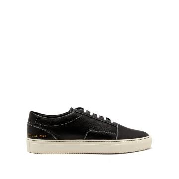 Skate leather trainers