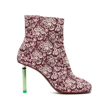 Geisha split-toe lighter-heel ankle boots