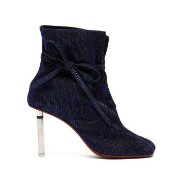 Geisha split-toe lighter-heel ankle boots