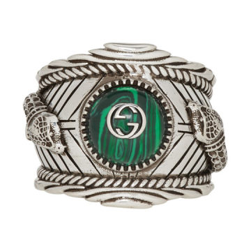 Silver Garden Logo Ring