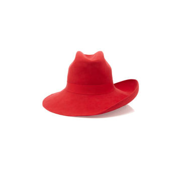 Brandon Maxwell X Gigi Burris Felt Cowboy Hat
