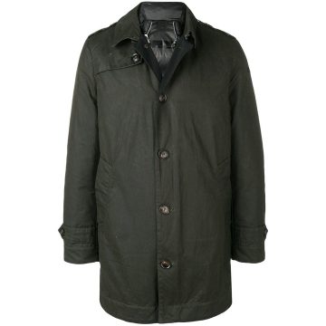 buttoned padded coat