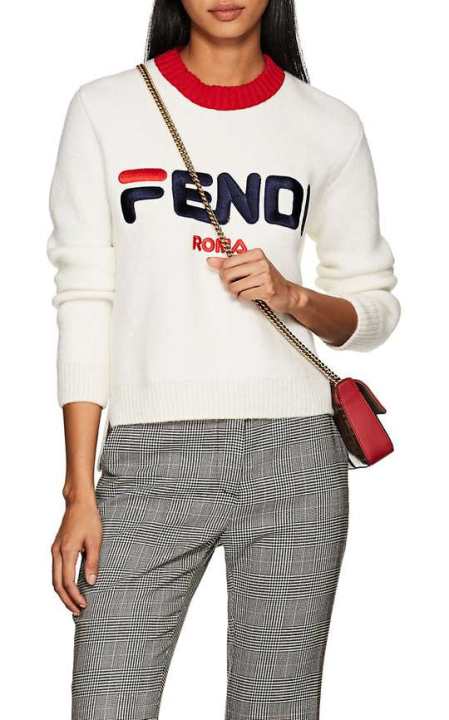 Fendi x FILA Logo 毛衫展示图
