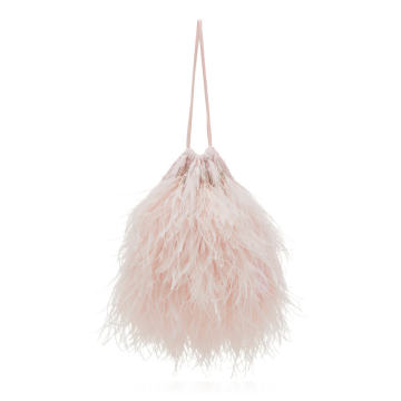 All Over Ostrich Feathers Pouch